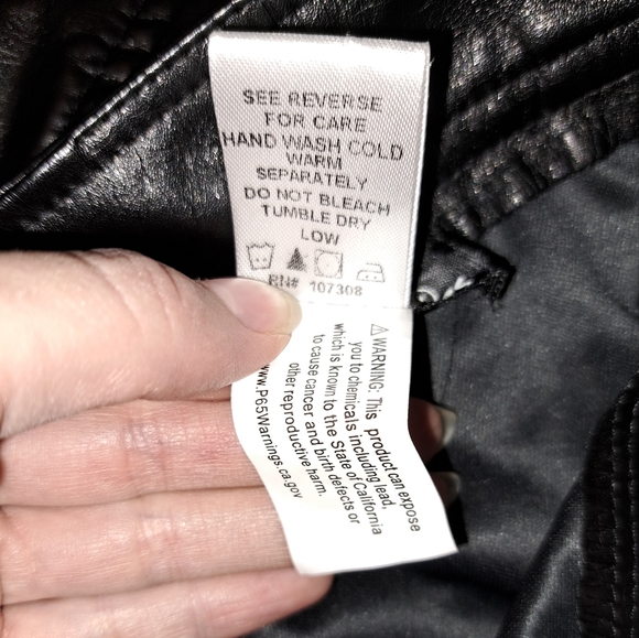 Faux Leather Lace Up Skirt - Picture 6 of 9